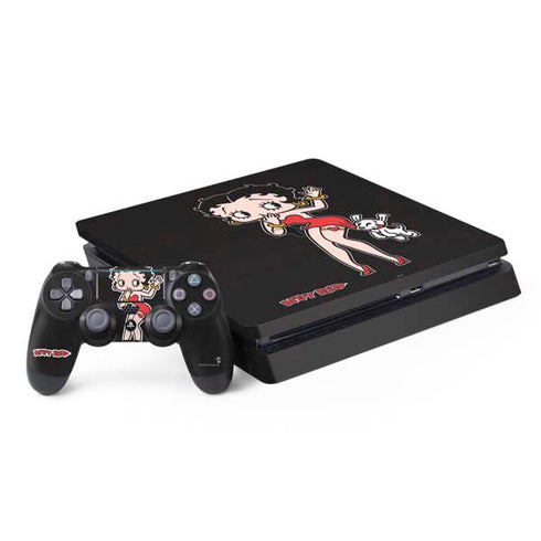 Betty Boop With Puppy PlayStation PS4 Skins