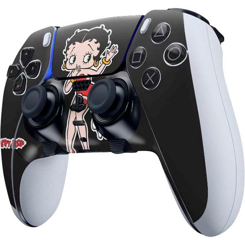 Betty Boop With Puppy PS5 DualSense Edge Pro Controller Skin