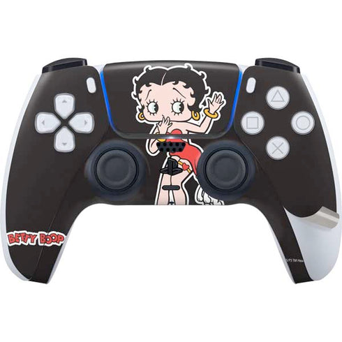 Betty Boop With Puppy PS5 Pro Disk Bundle Skin
