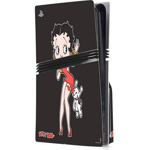Betty Boop With Puppy PlayStation PS5 Skins