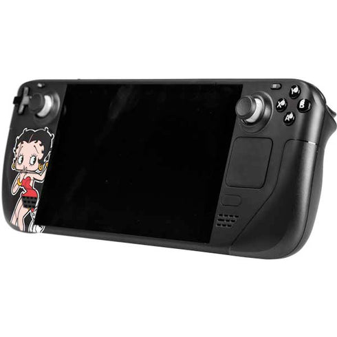 Betty Boop With Puppy Steam Deck Handheld Gaming Computer OLED Skin