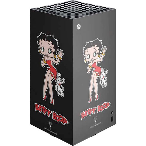 Betty Boop With Puppy Xbox Series X Skins