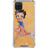 Betty Boop With Puppy Orange Background Galaxy Cases