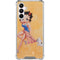 Betty Boop With Puppy Orange Background Galaxy A16 5G Clear Case