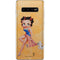 Betty Boop With Puppy Orange Background Galaxy S10 Plus Skin