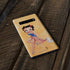 Betty Boop With Puppy Orange Background Galaxy S10 Plus Skin