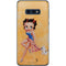 Betty Boop With Puppy Orange Background Galaxy S10e Skin