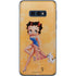 Betty Boop With Puppy Orange Background Galaxy S10e Skin
