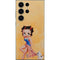 Betty Boop With Puppy Orange Background Galaxy Skins