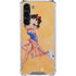 Betty Boop With Puppy Orange Background Galaxy S24 FE Clear Case