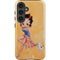 Betty Boop With Puppy Orange Background Galaxy S25 Plus Impact Case