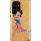 Betty Boop With Puppy Orange Background Galaxy Cases