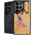 Betty Boop With Puppy Orange Background Galaxy Cases