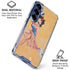 Betty Boop With Puppy Orange Background Galaxy S25 Clear Case