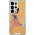 Betty Boop With Puppy Orange Background Galaxy S25 Ultra Clear Case