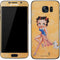 Betty Boop With Puppy Orange Background Galaxy S7 Skin