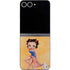 Betty Boop With Puppy Orange Background Galaxy Z Flip6 Skin