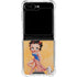 Betty Boop With Puppy Orange Background Galaxy Z Flip6 Clear Case