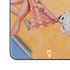 Betty Boop With Puppy Orange Background Galaxy Z Fold5 5G Skin