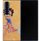 Betty Boop With Puppy Orange Background Galaxy Z Fold6 Skin