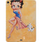 Betty Boop With Puppy Orange Background Apple iPad Air Skin
