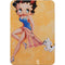 Betty Boop With Puppy Orange Background Apple iPad Mini Skin
