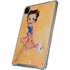 Betty Boop With Puppy Orange Background iPad Cases