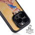 Betty Boop With Puppy Orange Background iPhone 14 Pro Max Kickstand Case