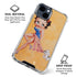 Betty Boop With Puppy Orange Background iPhone 15 Clear Case