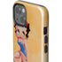 Betty Boop With Puppy Orange Background iPhone 15 Impact Case