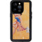 Betty Boop With Puppy Orange Background iPhone 15 Pro Waterproof Case