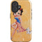 Betty Boop With Puppy Orange Background iPhone 16 Magsafe Impact Case