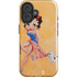 Betty Boop With Puppy Orange Background iPhone 16 Plus Impact Case