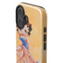 Betty Boop With Puppy Orange Background iPhone 16 Plus Impact Case