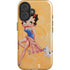 Betty Boop With Puppy Orange Background iPhone 16 Plus Magsafe Impact Case