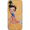 Betty Boop With Puppy Orange Background iPhone 16 Plus Skin
