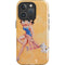 Betty Boop With Puppy Orange Background iPhone 16 Pro Impact Case