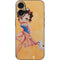 Betty Boop With Puppy Orange Background iPhone 16 Skin