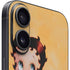 Betty Boop With Puppy Orange Background iPhone 16 Skin
