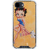 Betty Boop With Puppy Orange Background iPhone 16e Clear Case