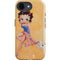 Betty Boop With Puppy Orange Background iPhone 16e Impact Case