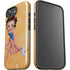 Betty Boop With Puppy Orange Background iPhone 16e Impact Case