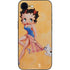 Betty Boop With Puppy Orange Background iPhone 16e Skin