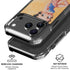Betty Boop With Puppy Orange Background iPhone 18 Pro Clear Case