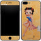 Betty Boop With Puppy Orange Background iPhone 8 Plus Skin