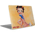 Betty Boop With Puppy Orange Background Apple MacBook Air Skin