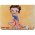 Betty Boop With Puppy Orange Background Apple MacBook Air Skin
