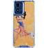 Betty Boop With Puppy Orange Background Moto G Play 4G (2024) Clear Case