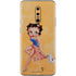 Betty Boop With Puppy Orange Background OnePlus 7 Pro Skin