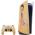 Betty Boop With Puppy Orange Background PlayStation PS5 Skins